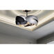 Metalo Misto 4 Light 20 inch Brass / Cola Grey / Matte Black Semi Flush Ceiling Light